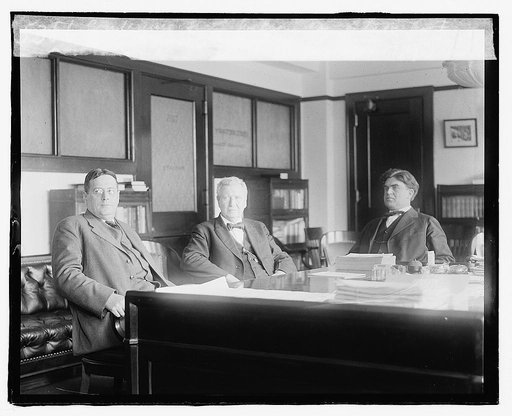 Conference Secty. Wilson, office LTOR, Thos. F. Brewster, Secty. Wilson, Jus. L. Lewis, Captain, Oct. 17/19