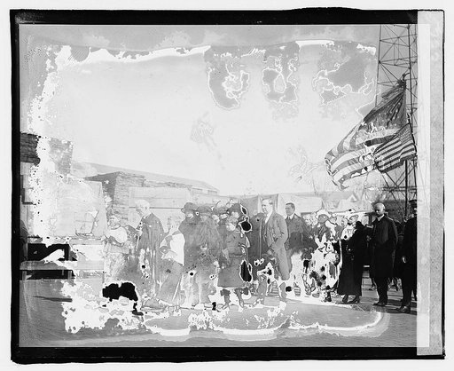 Services for Count de Cellere at Wash. Navy Yard, [Washington, D.C.