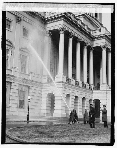 Washing U.S. Capitol