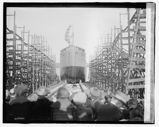 Va. Ship launching of Annie E. Morse
