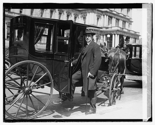 E.T. Meredith in carriage