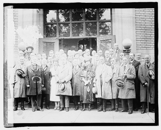 Group of British merchants with Secty. Alexander