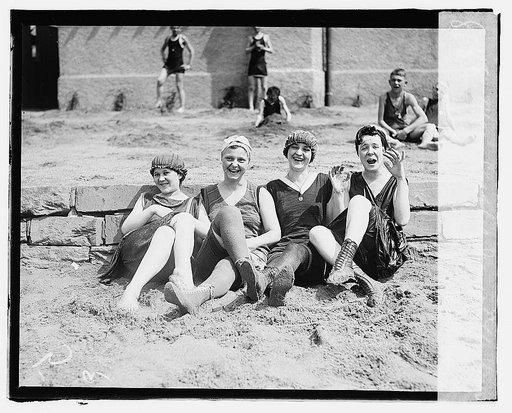 Mary Claphet, Irene & Ella Sherer, Mary Facenire[?