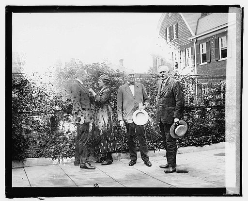 R.B. Creager, Mrs. Harding, Mr. Harding, F.E. Scobey