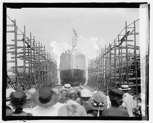 VA Ship Launching of Colin H. Livingstone