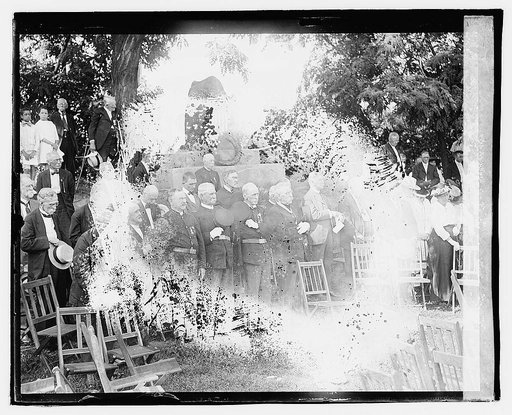 Unveiling of Lincoln tablet at Fort Stevens, July 12/20