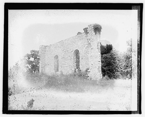 Ruins of first Lutheran church in America, Winchester