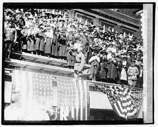 Pershing at ball game, 9/13/19