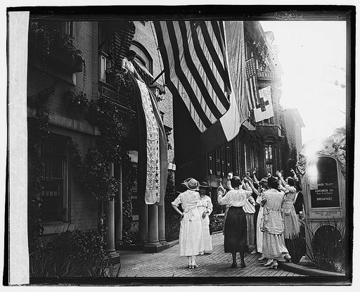 Raising the Suffrage banner in the ratification of terms