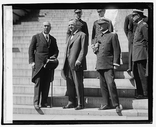 Spanish officers with Daniels and Spanish Ambassador, 9/3/20