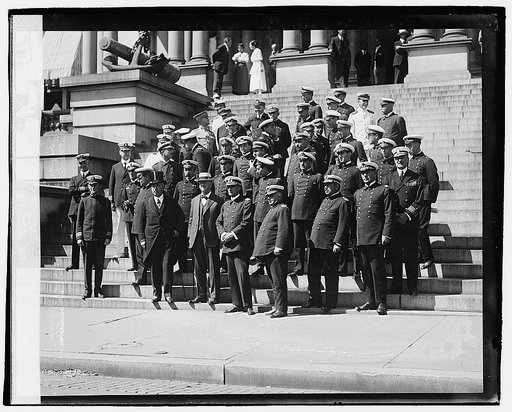 Spanish officers with Daniels and Spanish Ambassador, 9/3/20