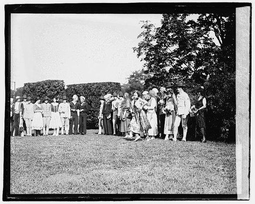 Pageant, Vets of Foreign Wars, scene at Santiago