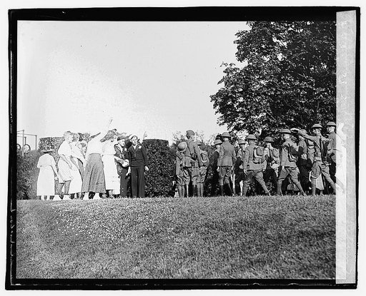 Pageant, Vets of Foreign Wars, return of overseas soldiers
