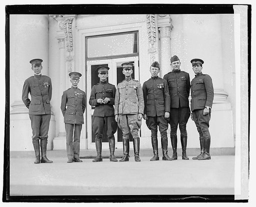 Veterans of foreign wars at White House