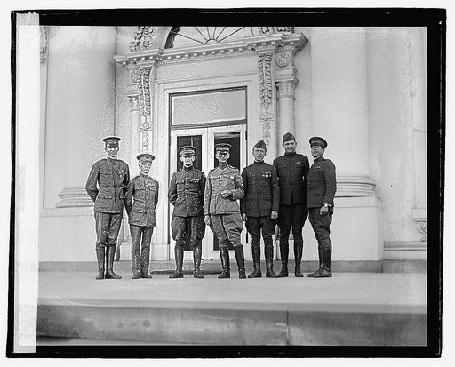 Veterans of foreign wars at White House