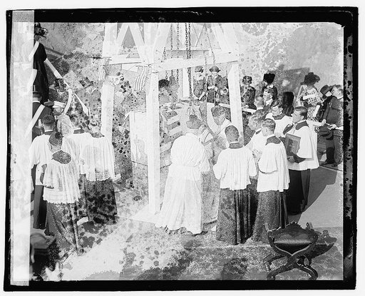 Cornerstone laying, shrine of the Immaculate Conception