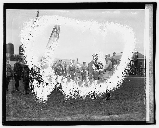 Pershing receiving Medaille Militaire