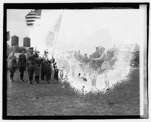 Pershing receiving Medaille Militaire