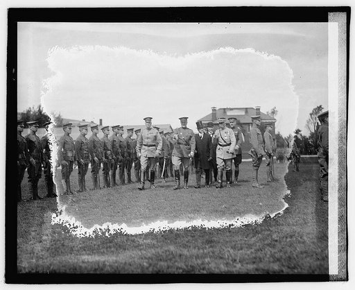 Pershing receiving Medaille Militaire
