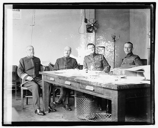 Admls. Jas. H. Oliver, Henry T. Meyer, Maj. Gen. W.C. Neville, Maj. Jesse I. Dyer, 10/22/20