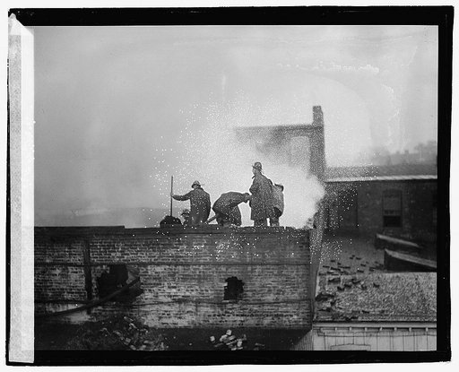 Nixon Brewer fire, 7th and B, [Washington, D.C.