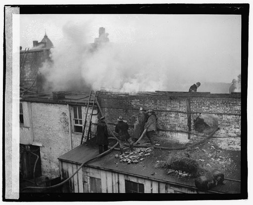 Nixon Brewer fire, 7th and B, [Washington, D.C.