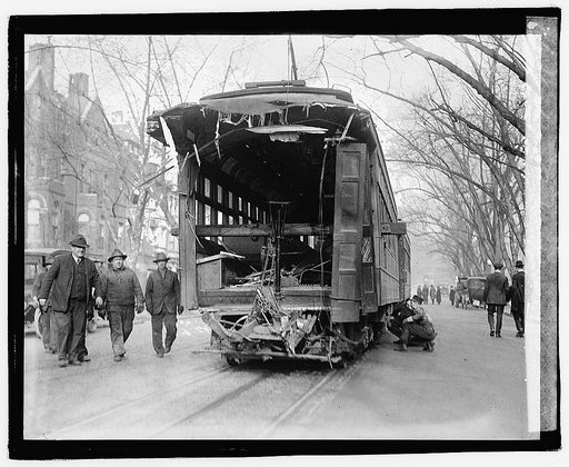 Street car wreck