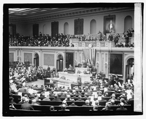 Counting electorial vote 1921, 2/9/21