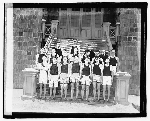 C.W. track team, 1921