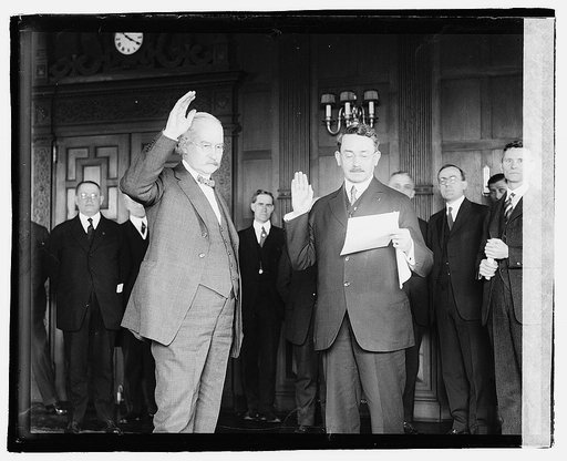 Albert B. Fall swearing in