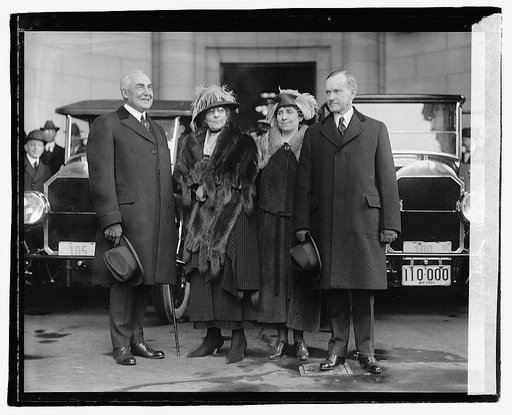 Harding, Mrs. H., Mrs. C. & Coolidge