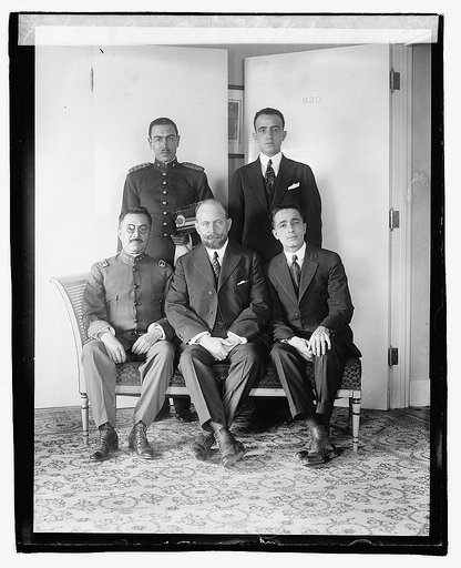 General Felipe Perevial, Senor Luis P. Aguirre and group], 3/3/21