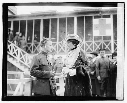 Mrs. Harding at Walter Reed, 3/19/21