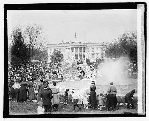 Easter egg rolling, 1921