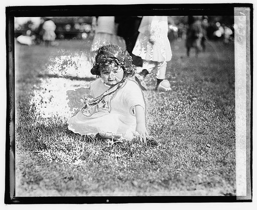 Easter egg rolling, 1921