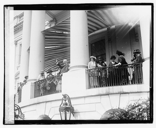 Harding & Mrs. Harding, Easter, 1921