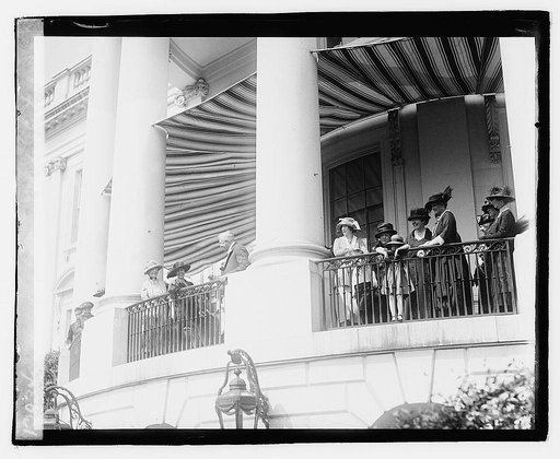 Harding & Mrs. Harding, Easter, 1921
