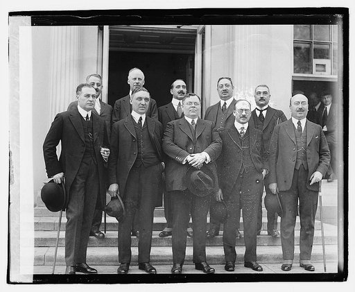 Italian delegation at White House, 4/6/21