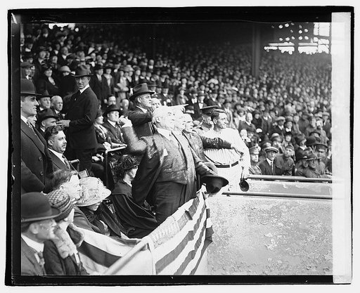 Harding, opening game, 1921, 4/13/21