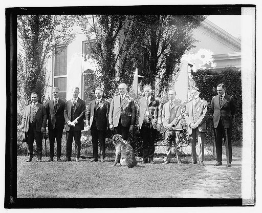 Harding with Kts. of Rainbow Div., 4/20/21