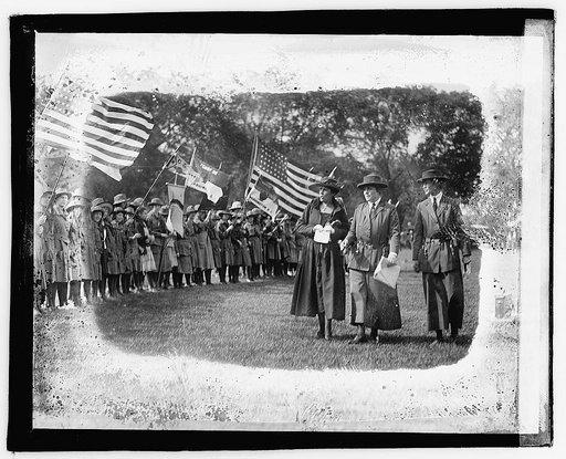 Mrs. Coolidge, Girl Scout review