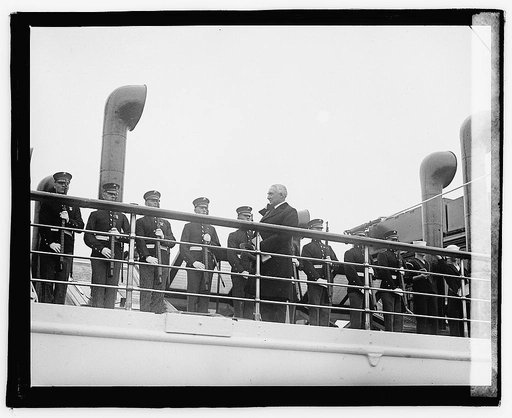 Harding on Mayflower