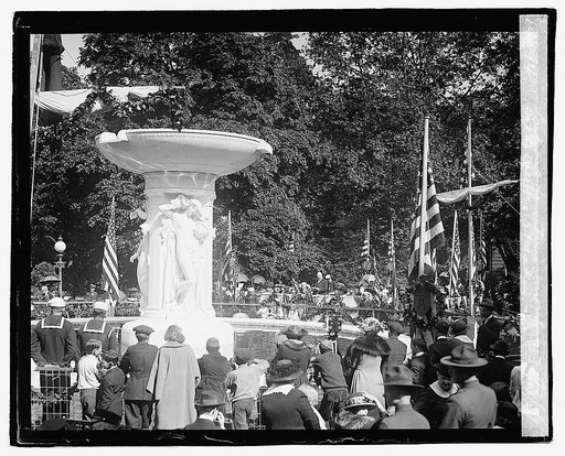 Dupont fountain unveiling; Secty. Weeks speaking, 5/17/21