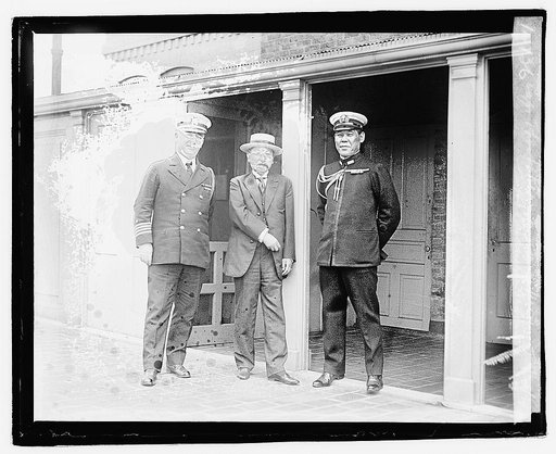 Capt. Thos. A. Kearney, Baron Uriu, Capt. Osami Nagano, 5/30/21