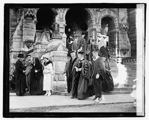Denby at Georgetown College graduation