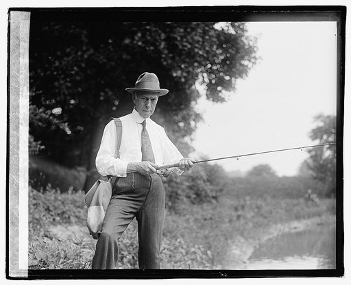 Senator Shortridge fishing
