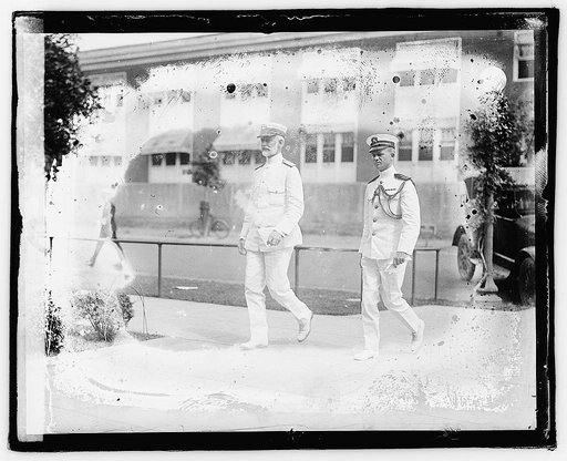 Admil. Sims & aide, 6/23/21