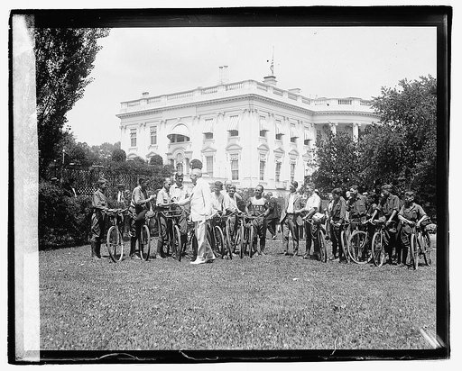 Harding & bicycle boys