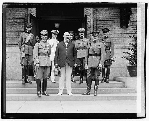 Pershing, Weeks & General Badoglio, 7/14/21