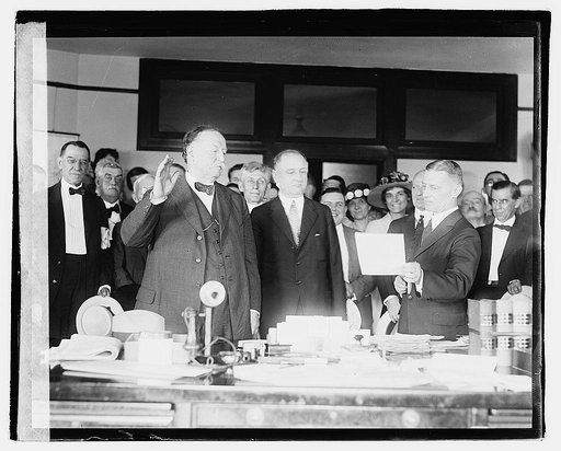 Taft swearing in